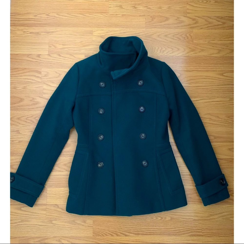 Hunter green Pea coat
